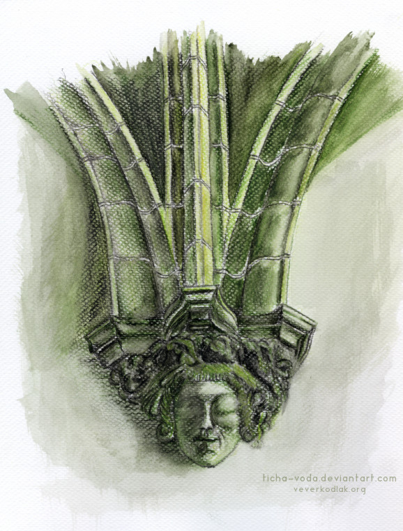 Ribbed vault from Rosa Coeli